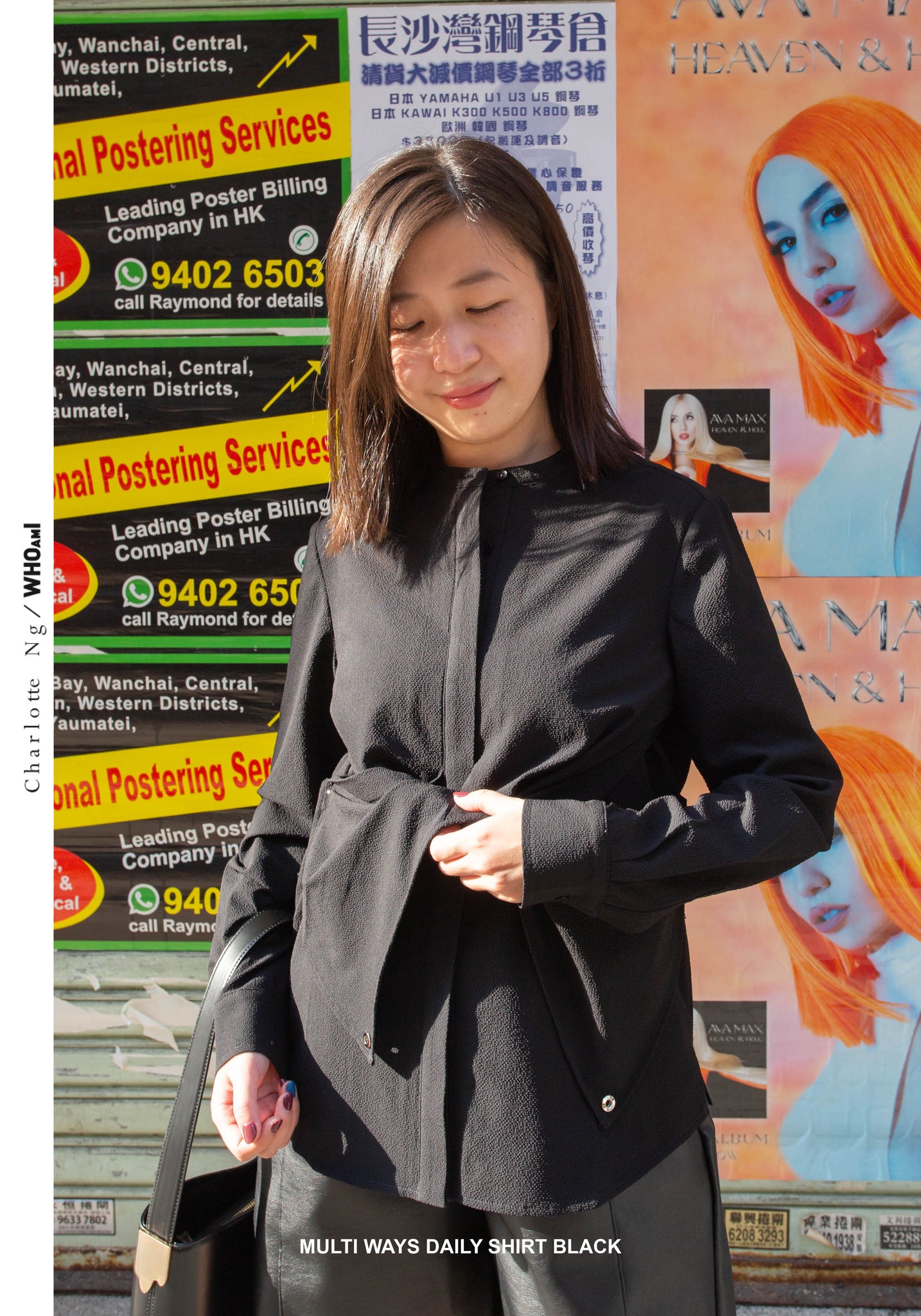 Multi Ways Daily Shirt Black - whoami