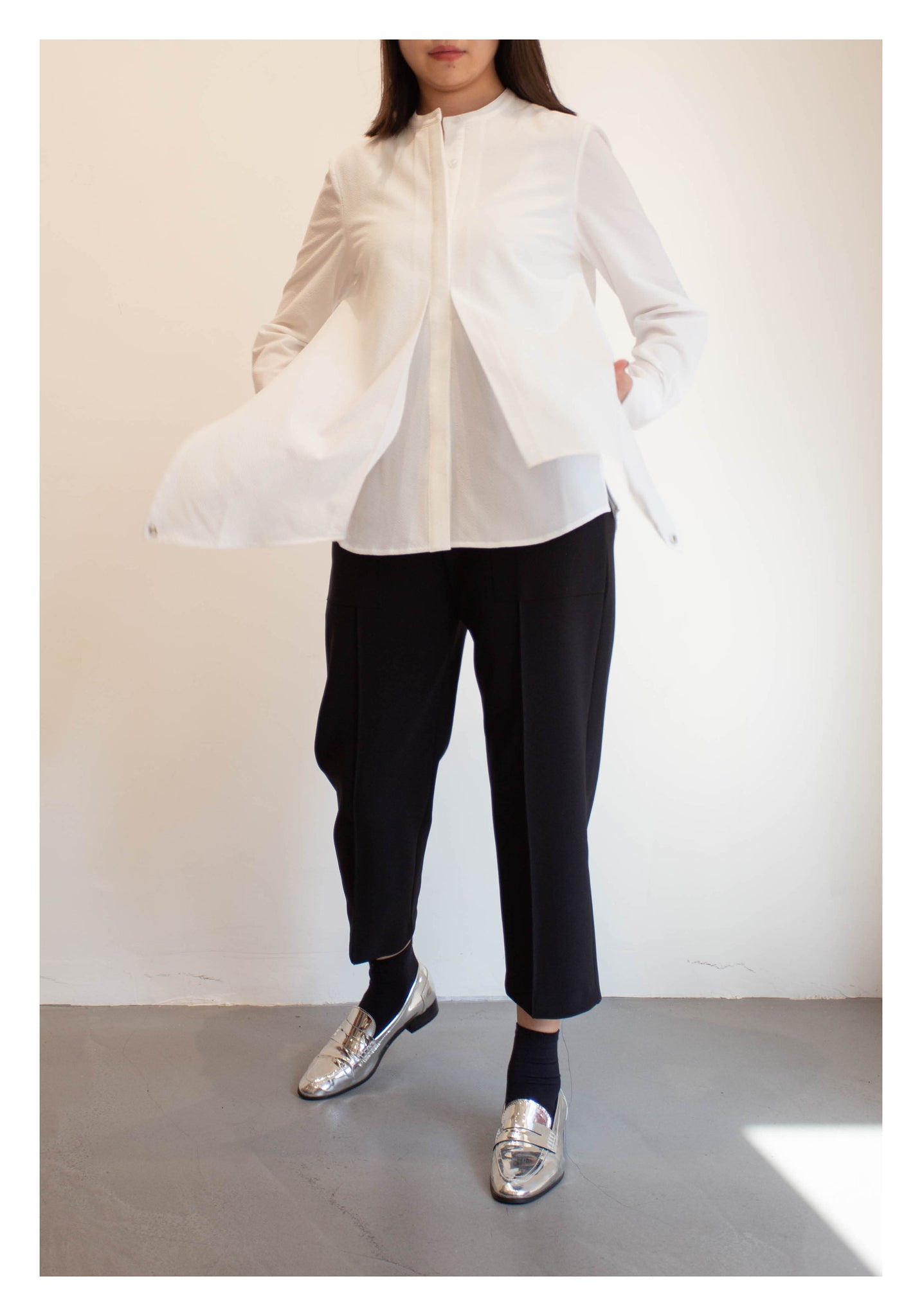 Multi Ways Daily Shirt White - whoami