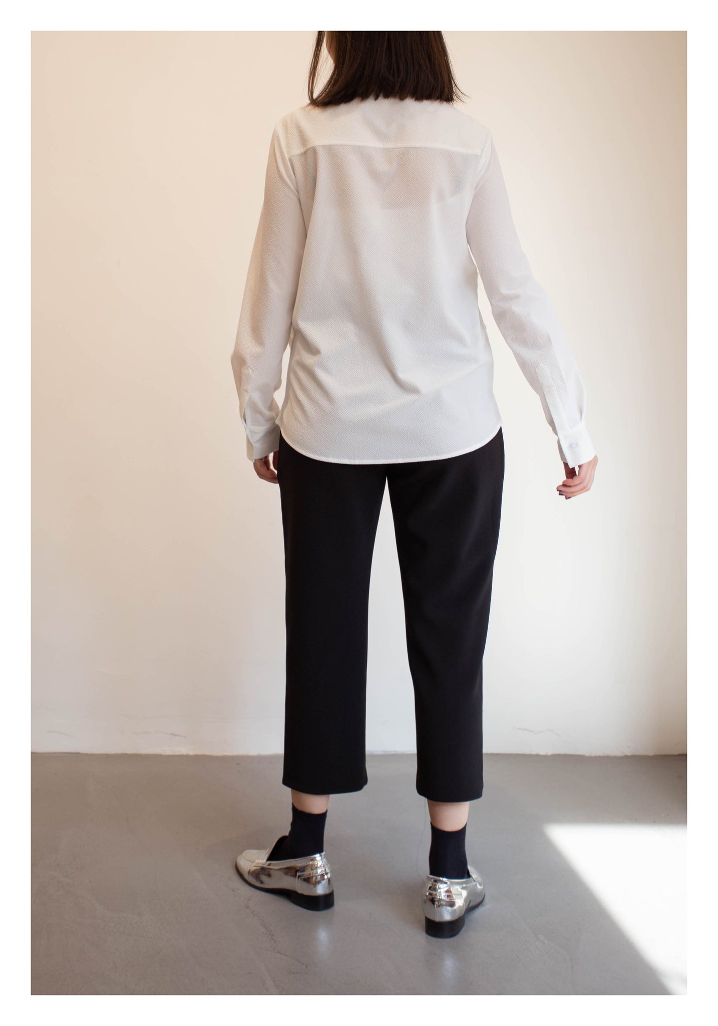 Multi Ways Daily Shirt White - whoami