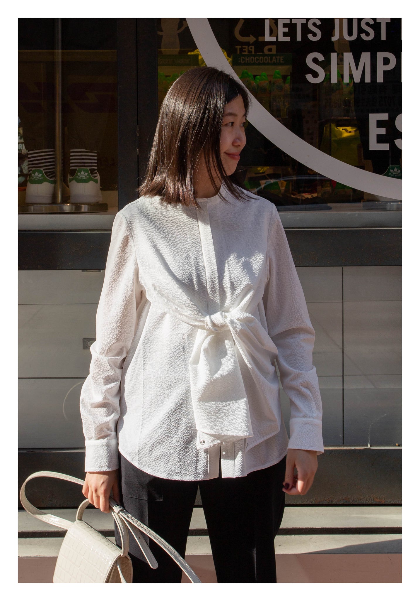 Multi Ways Daily Shirt White - whoami