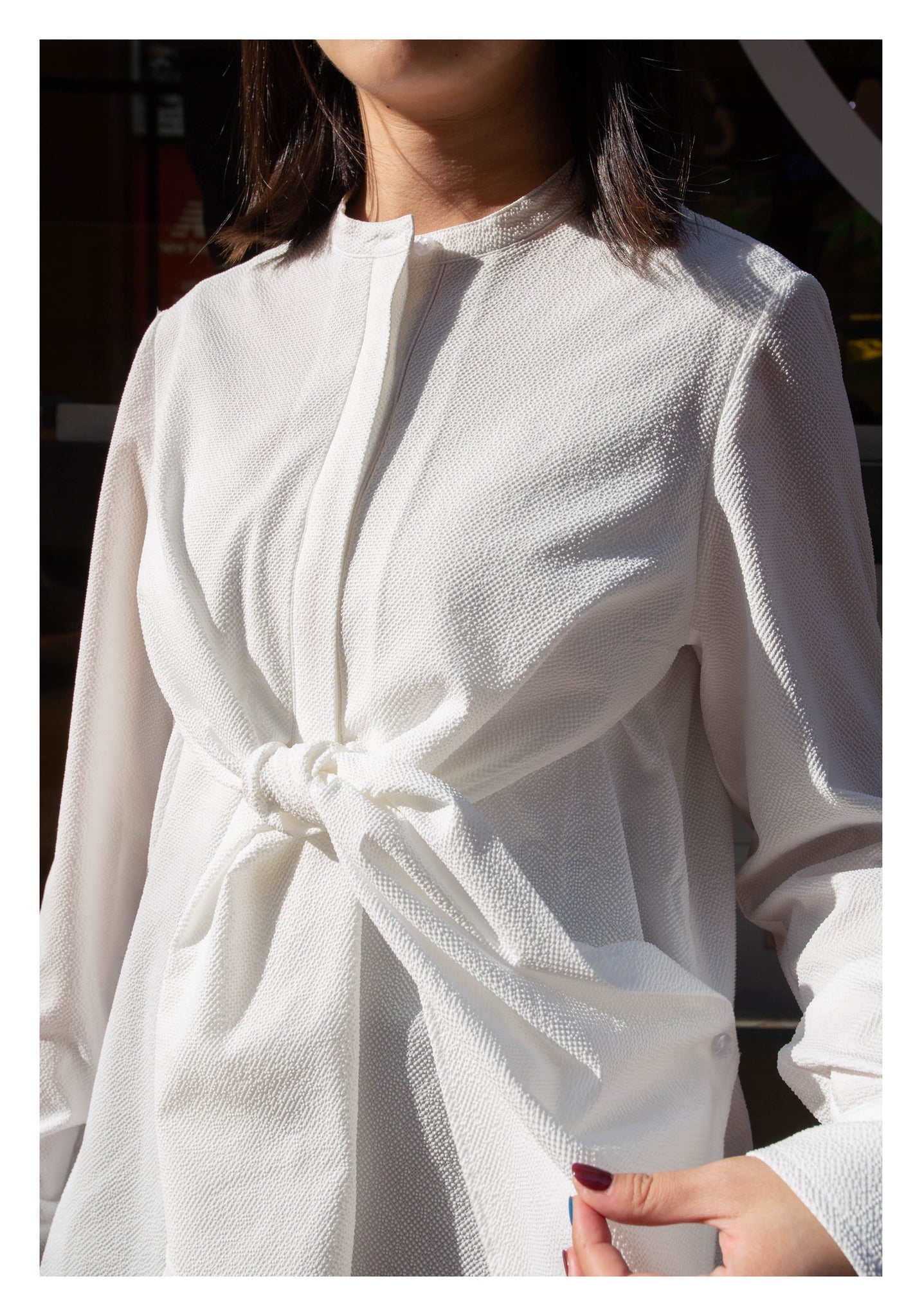 Multi Ways Daily Shirt White - whoami