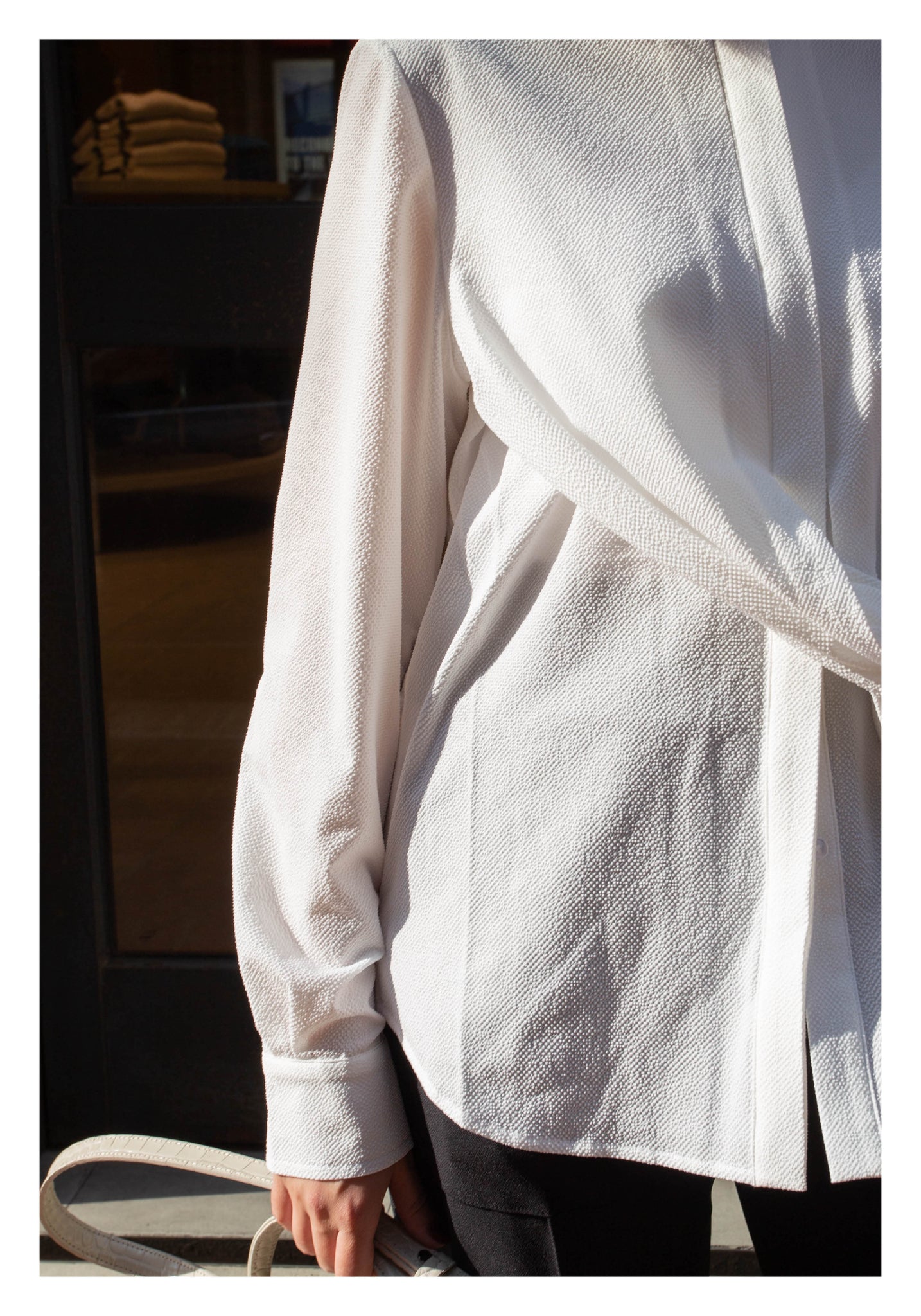 Multi Ways Daily Shirt White - whoami