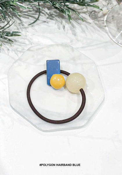 Polygon Hairband Blue - whoami