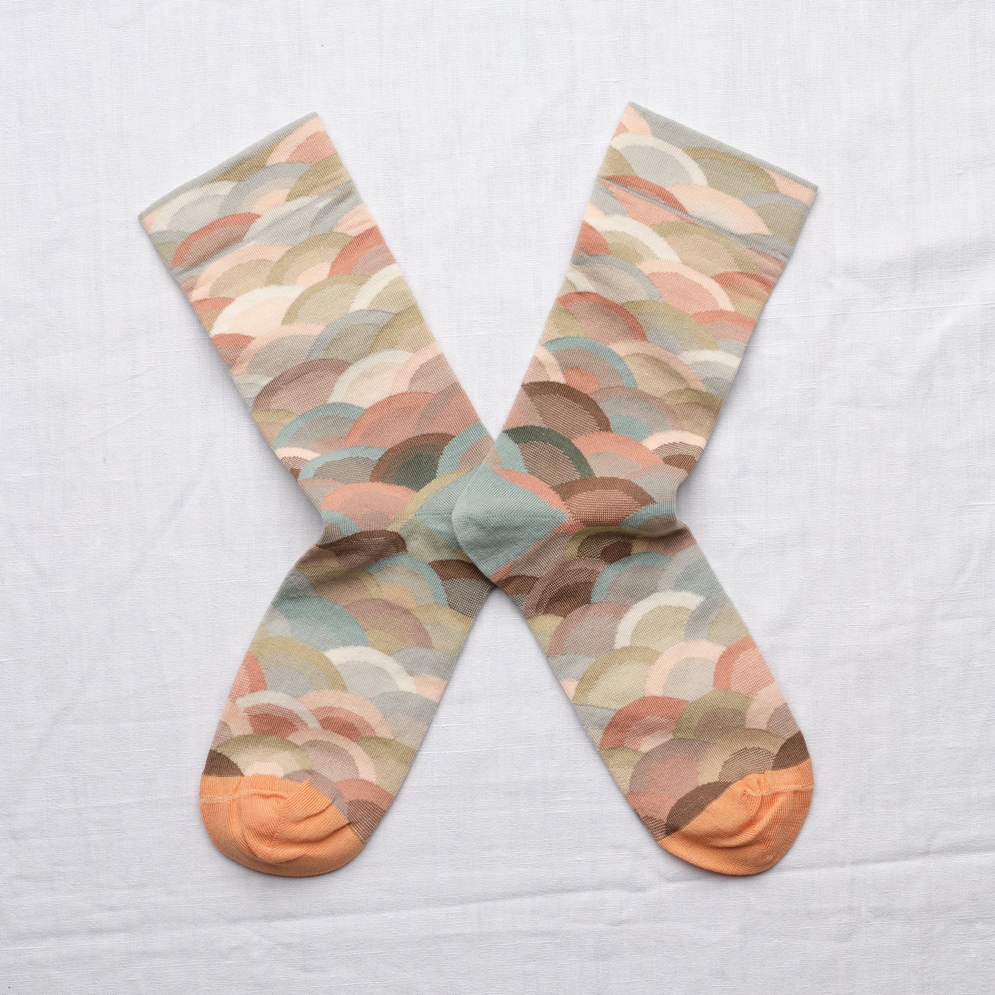 La Rosée Fan Socks Multico