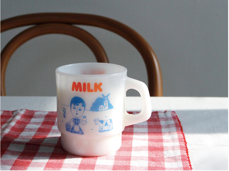 MILK GLASS CUP Aurore Farm - whoami