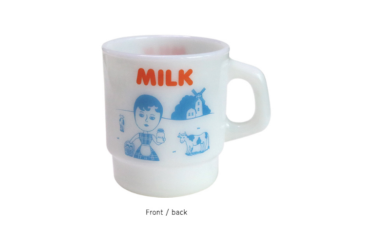 MILK GLASS CUP Aurore Farm - whoami