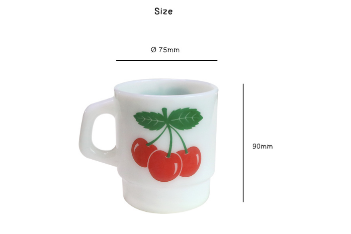 MILK GLASS CUP Aurore Farm - whoami
