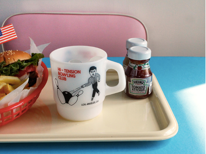 MILK GLASS CUP Bowling Club - whoami