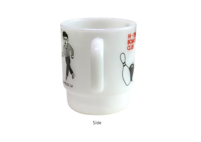 MILK GLASS CUP Bowling Club - whoami