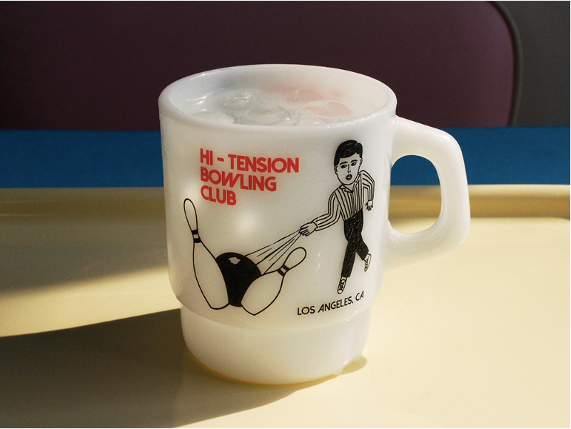 MILK GLASS CUP Bowling Club - whoami