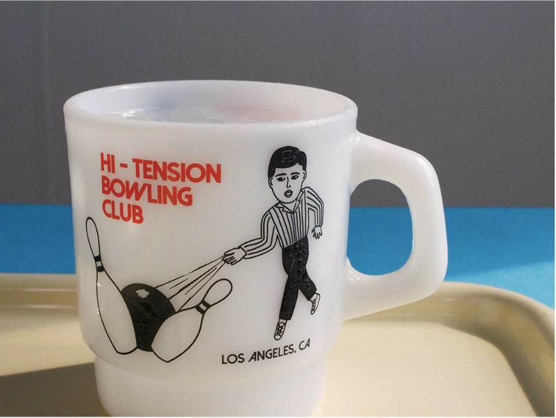 MILK GLASS CUP Bowling Club - whoami