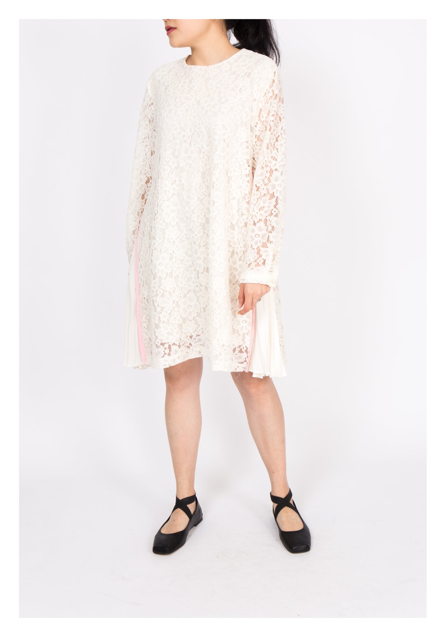 Square Toe Ballet Flats Black - whoami