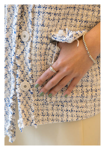 925 Silver Mixed Twist Knot Ring - whoami