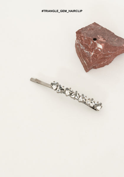 Triangle Gem Hairclip - whoami