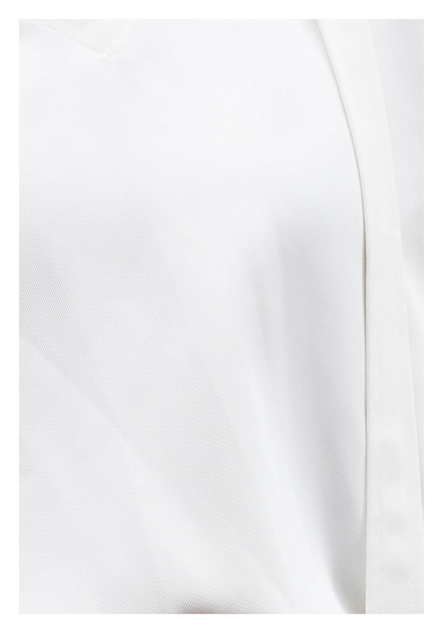 U Sleeve Open Collar Blouse White - whoami