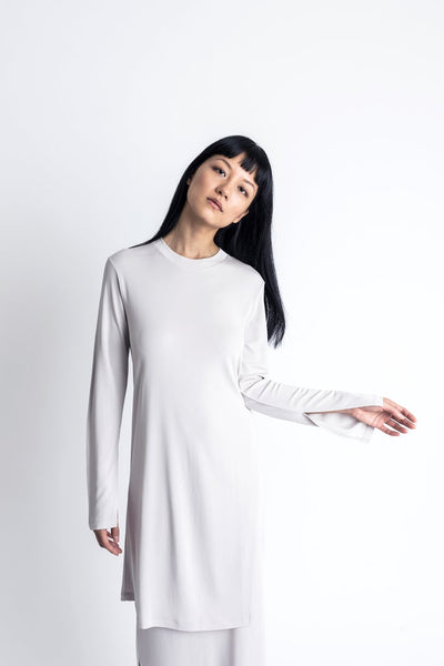 Viscose Crepe Side Slit Top