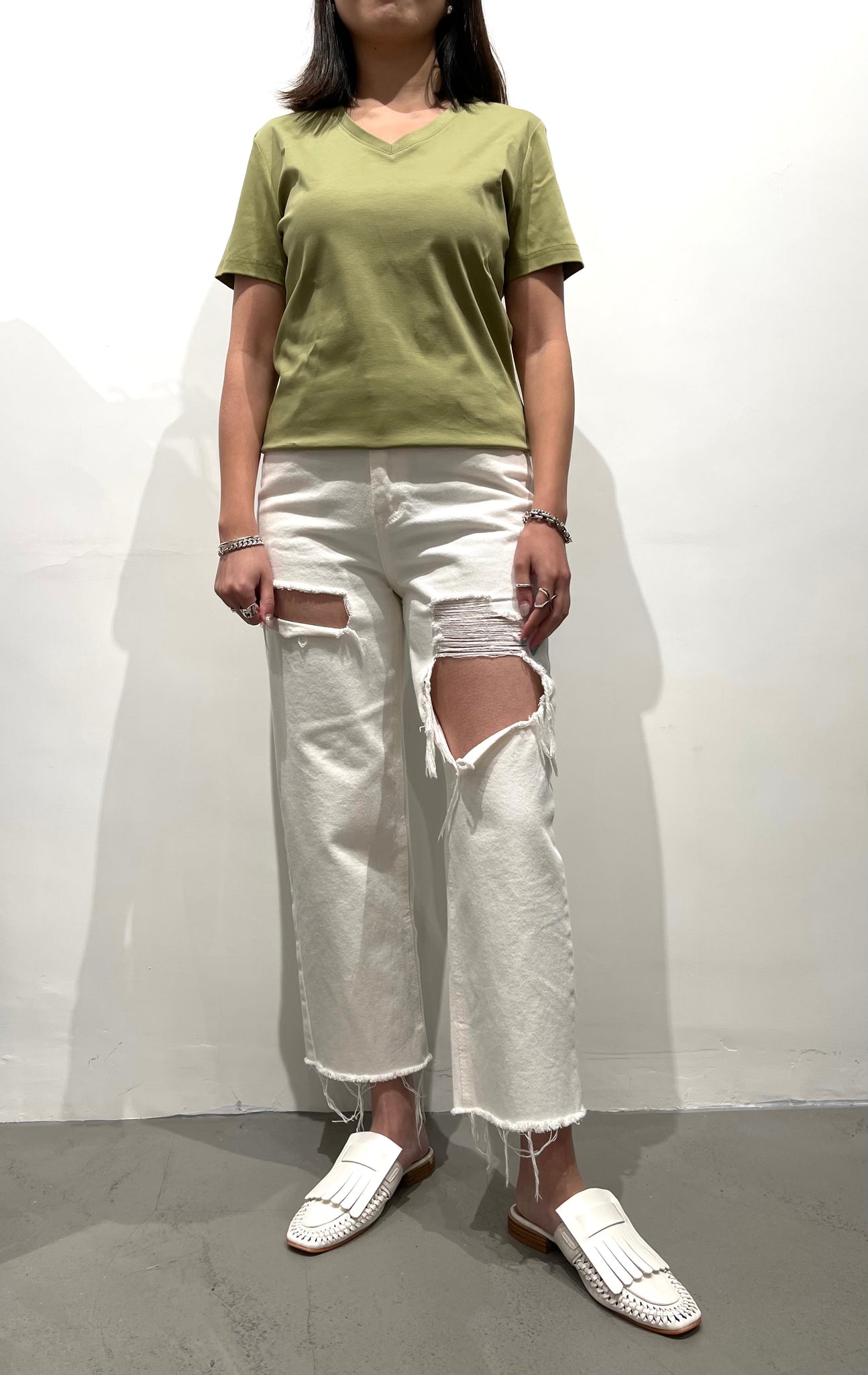 Essential Quality 180g V Neck Tee