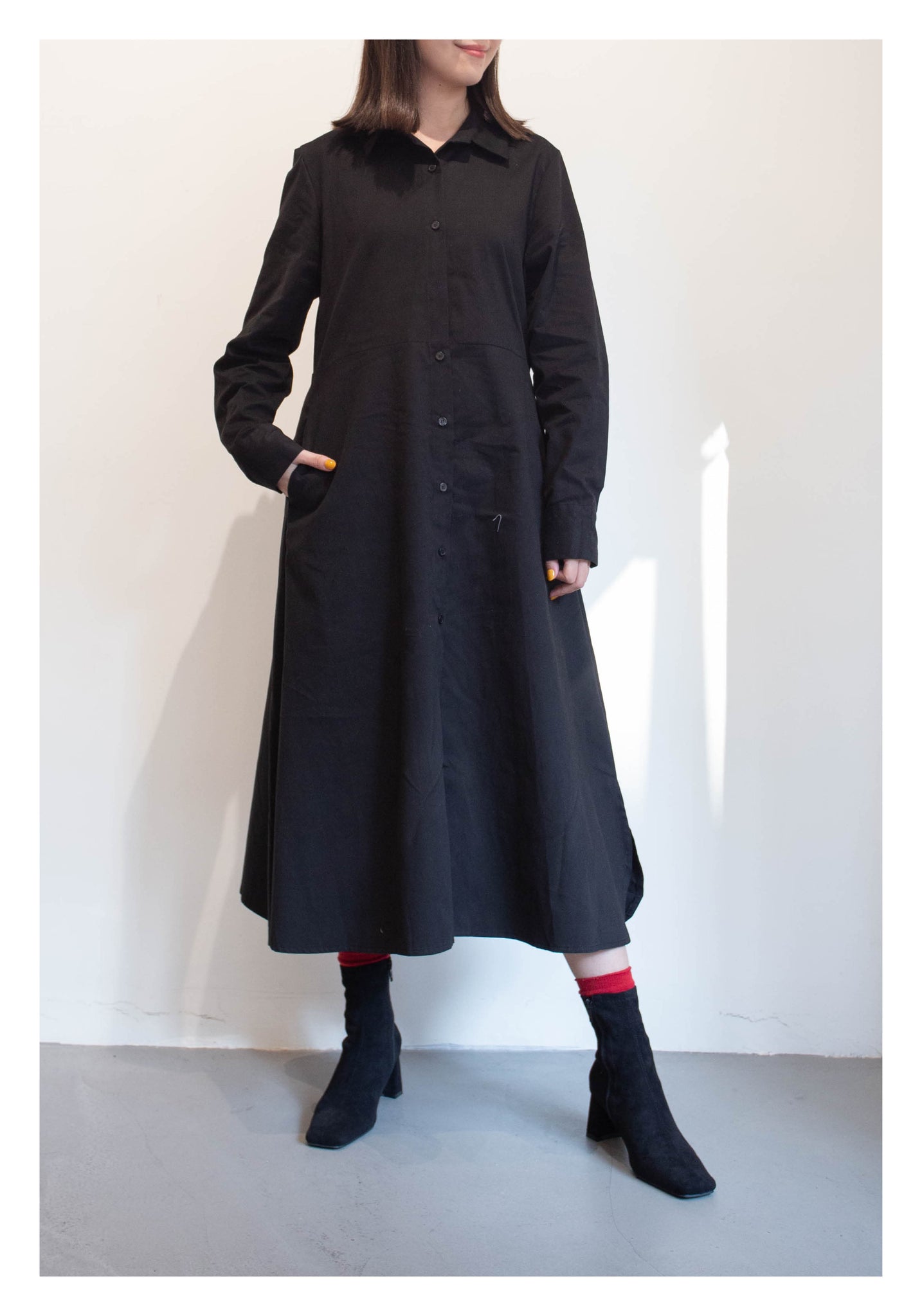 Suede Socks Boots Black - whoami