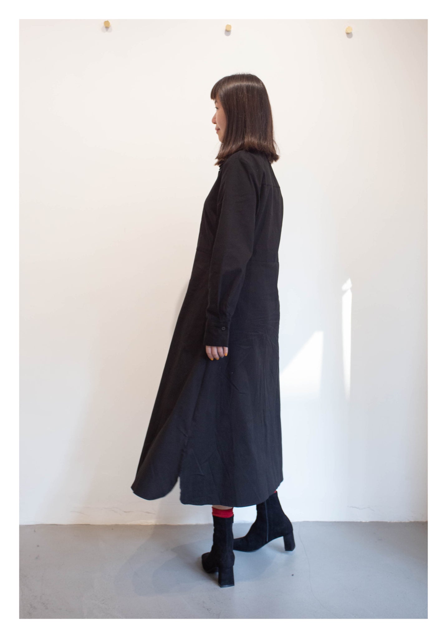 Suede Socks Boots Black - whoami