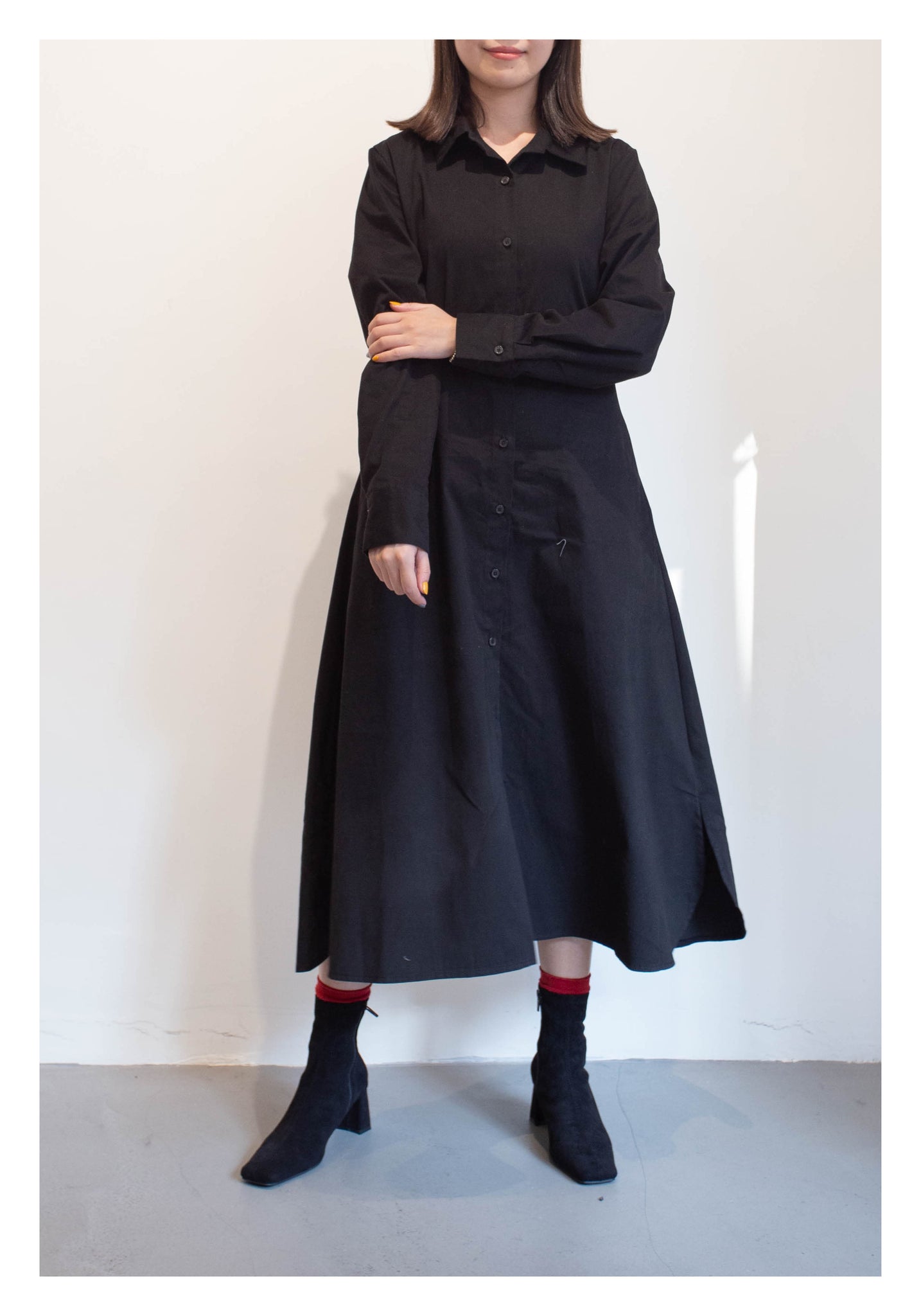 Suede Socks Boots Black - whoami