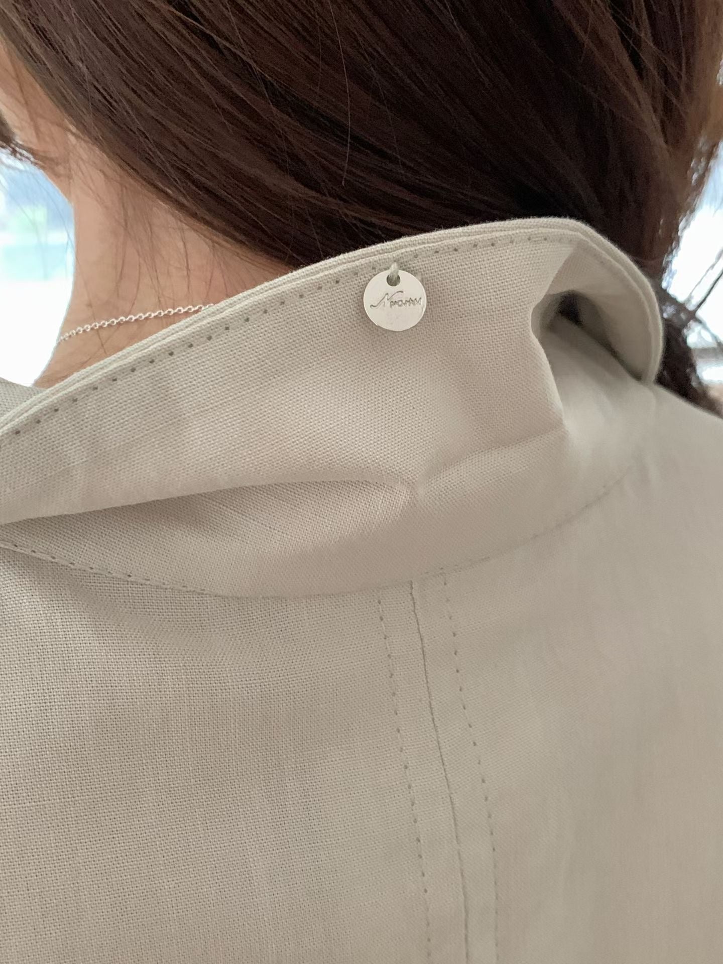 Back Folded Linen Cotton Vest (31Jul-2Aug 超抵價$298, 之後批發價$348)