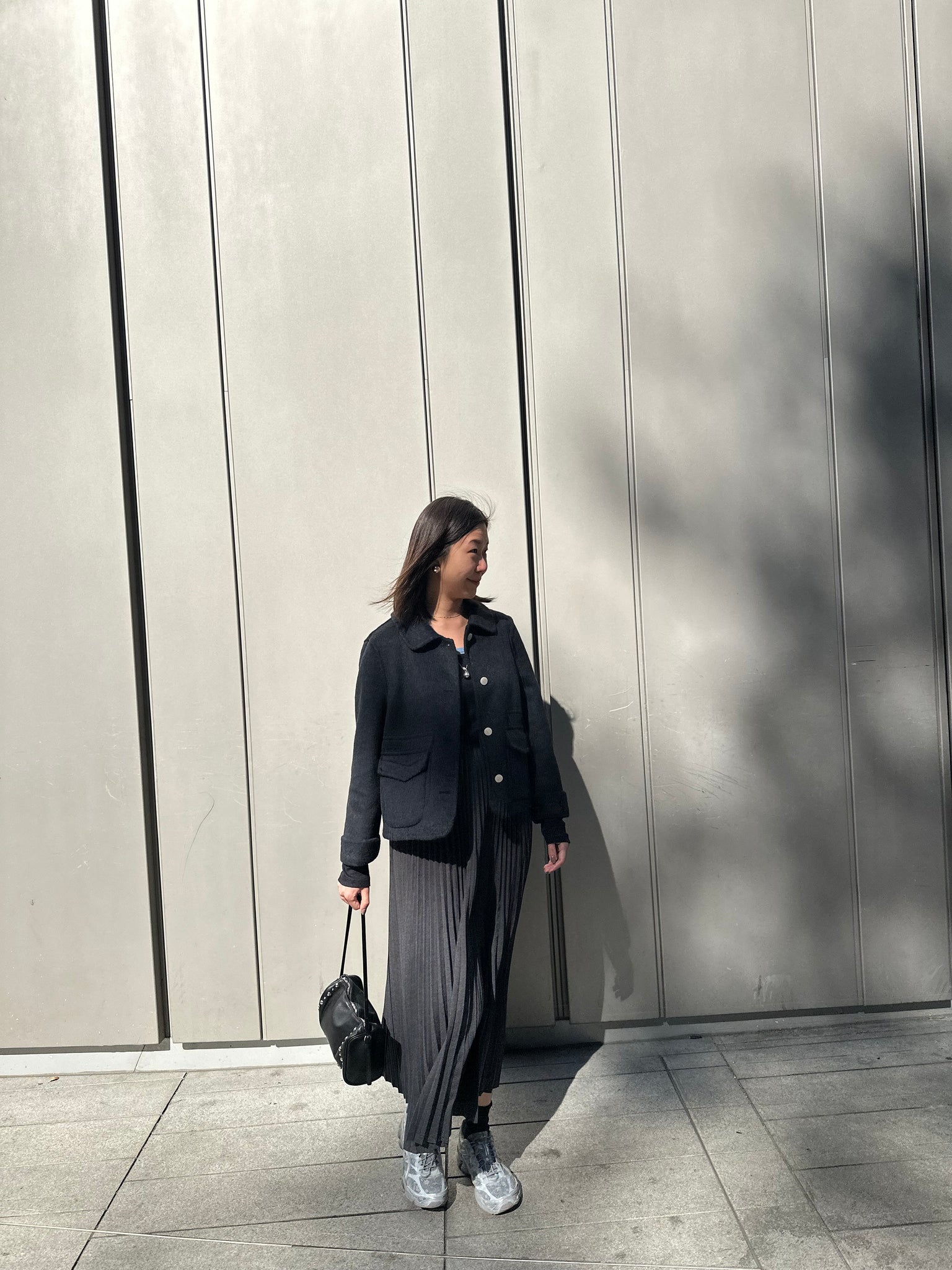 Short Hand Made Collar Wool Coat