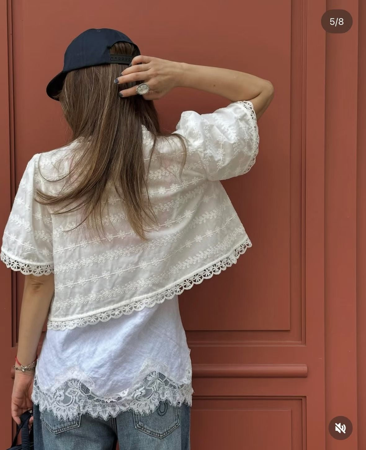 Deluxe Embroidered Tie Top (31Jul-2Aug 超抵價$668, 之後批發價$698)