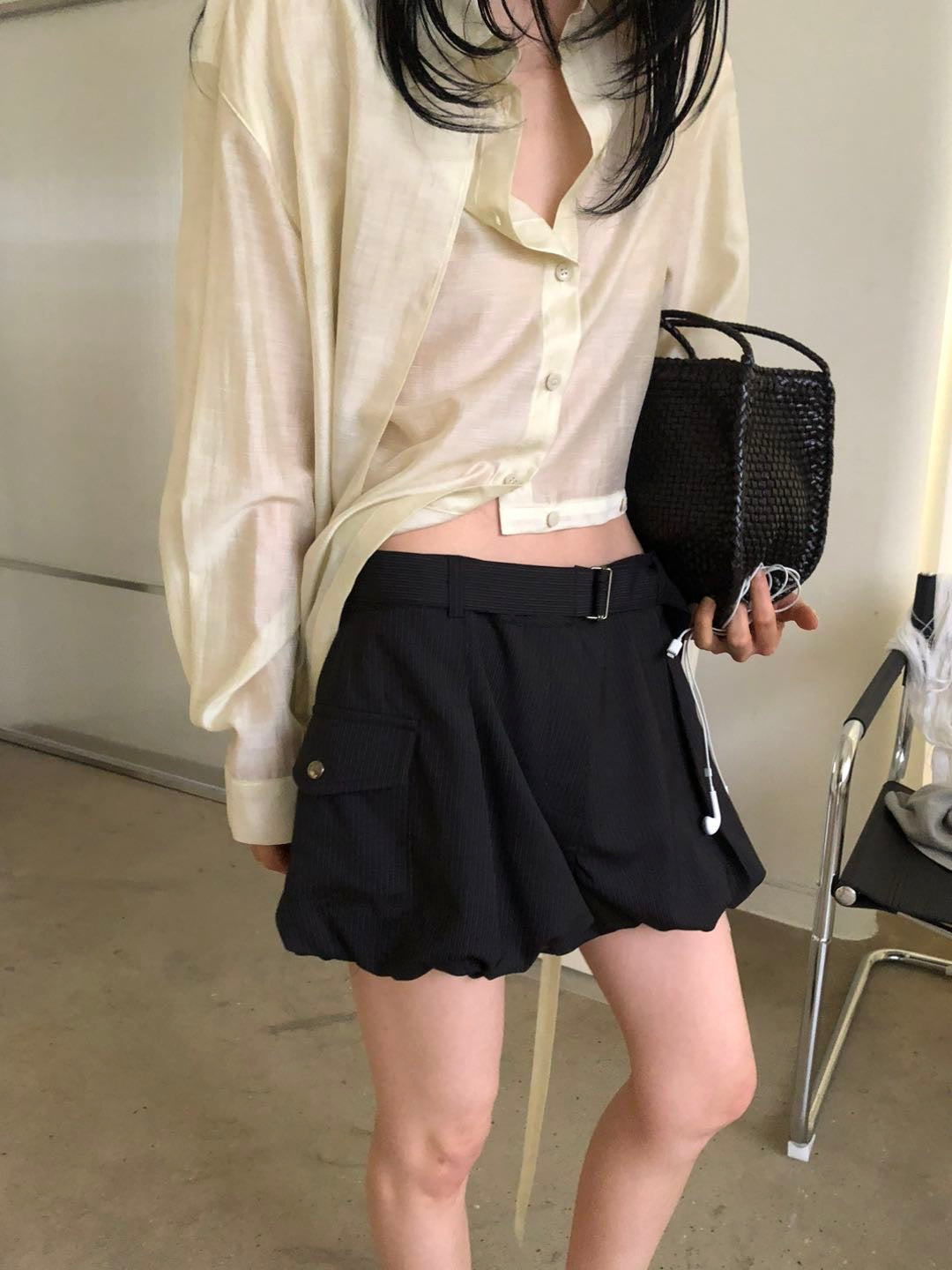 Stripe Puff Shorts (30Apr-2May $498, 之後批發價$568）