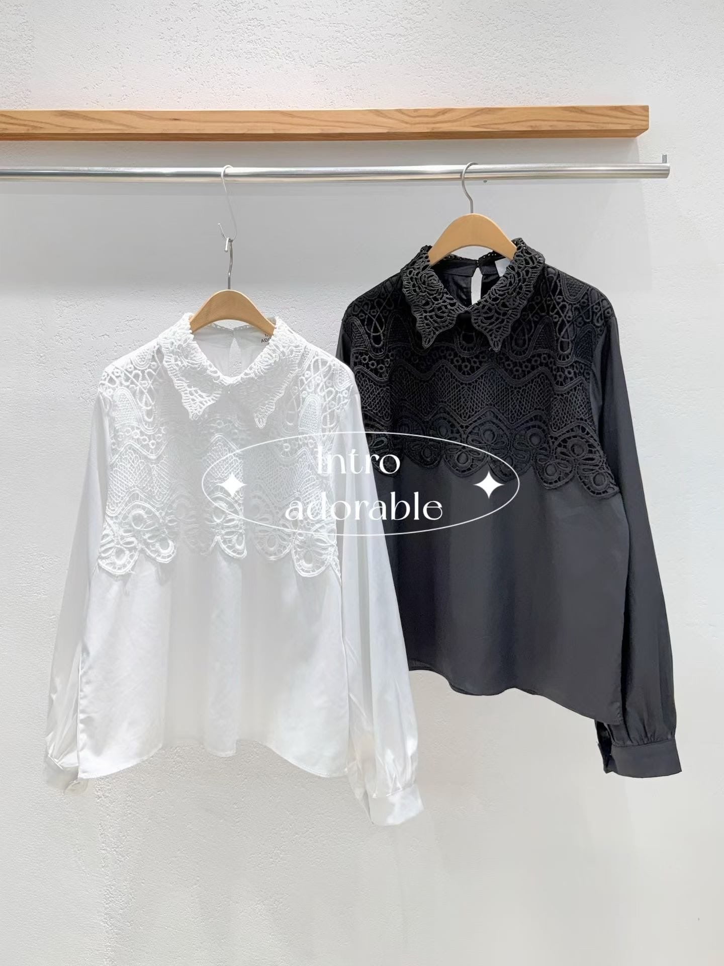 Lace Collar Top  (8-10Oct超抵價$368, 之後批發價$398)