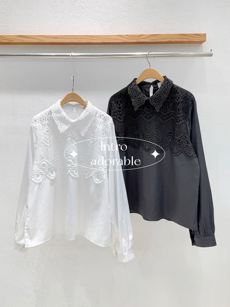 Lace Collar Top  (8-10Oct超抵價$368, 之後批發價$398)