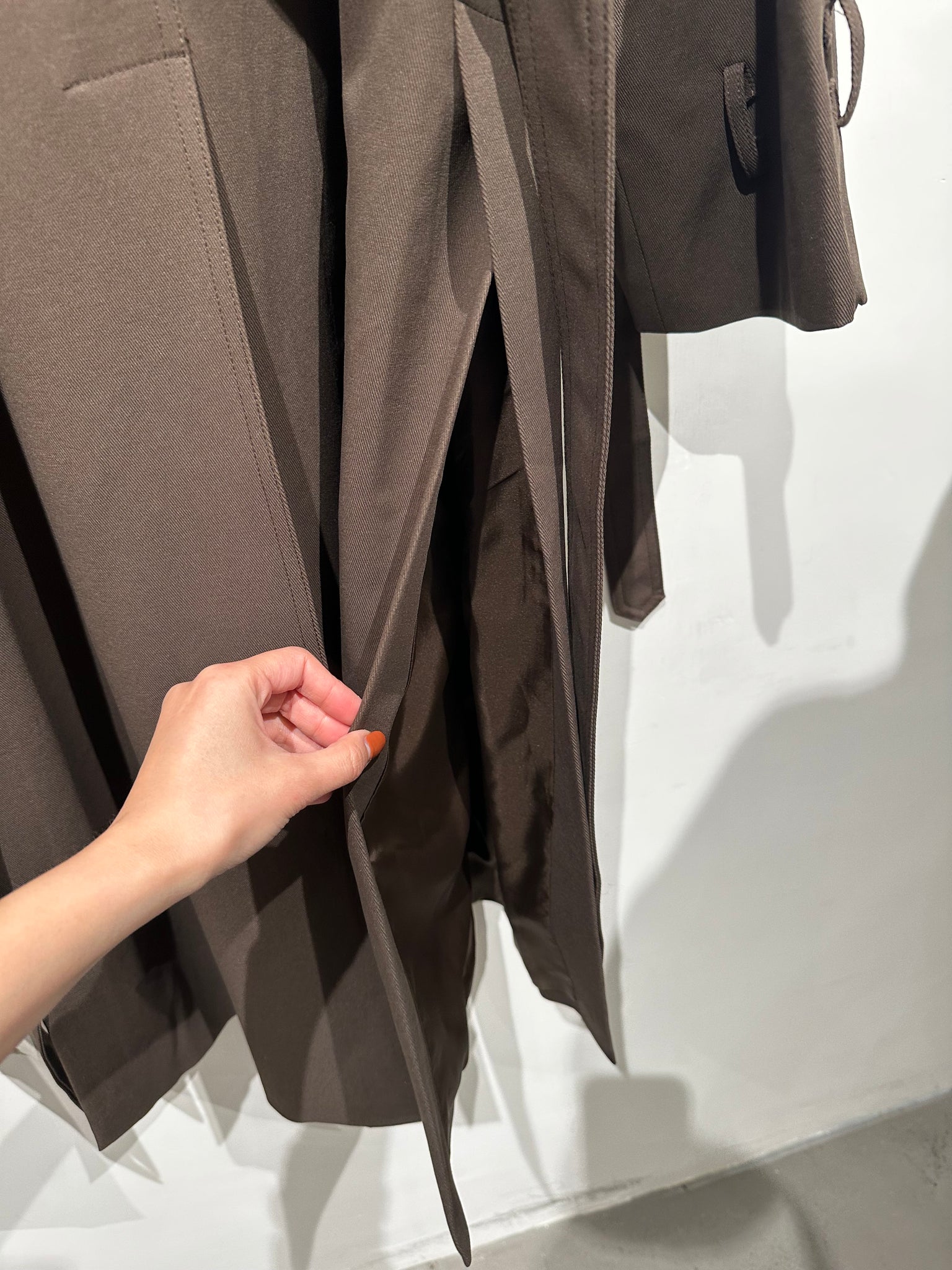 Deluxe Slit Classic Trench Coat