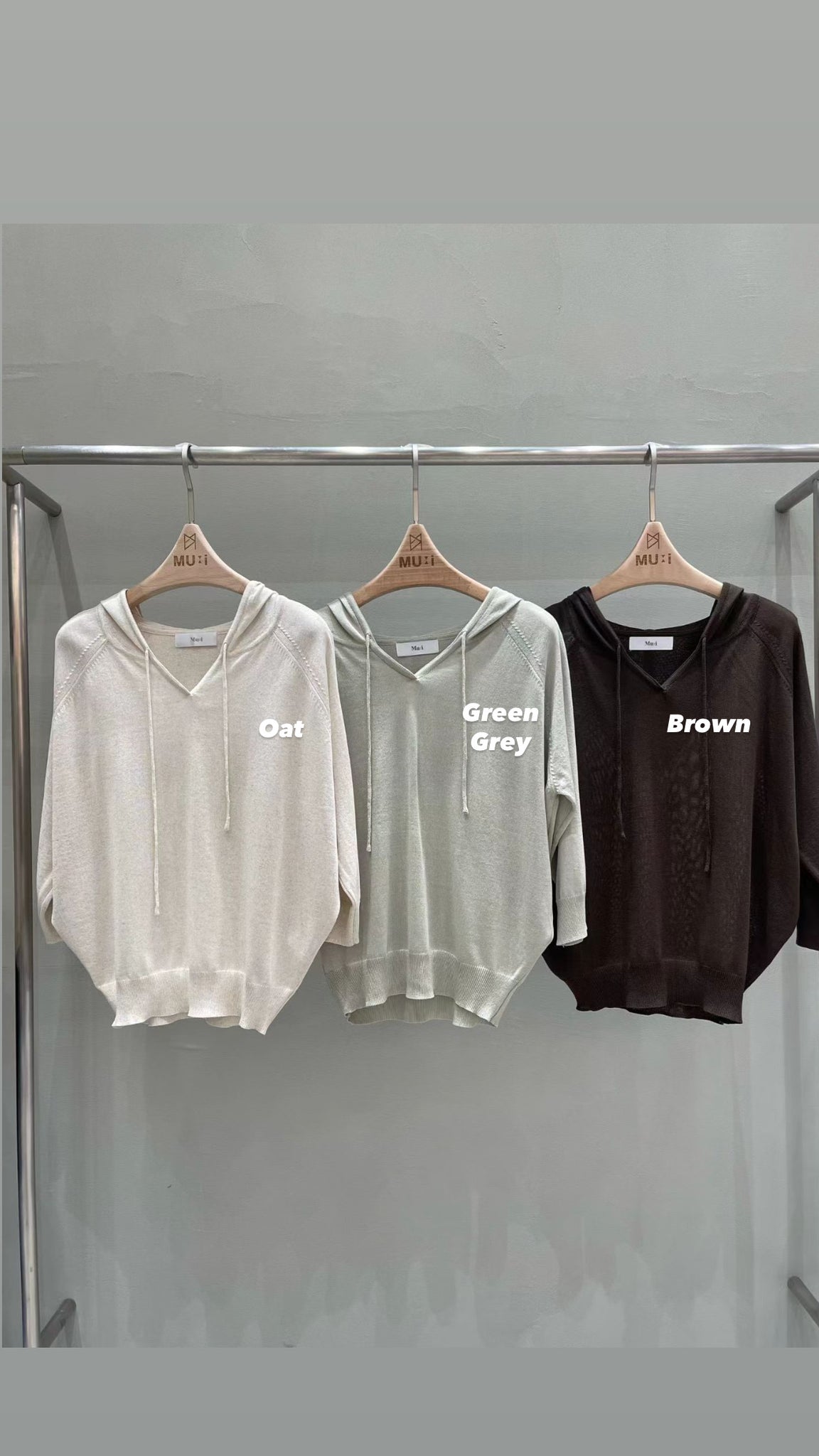 Summer Cool Knit Hoodies