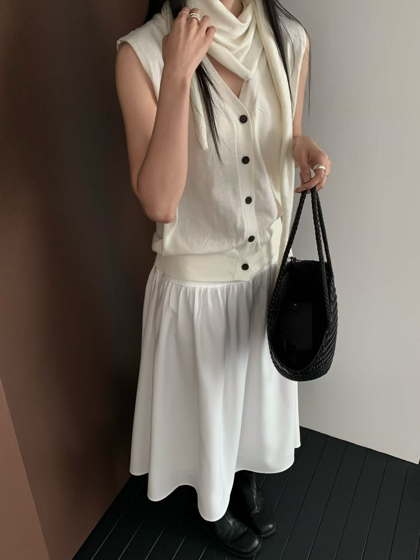 Button Knit Vest