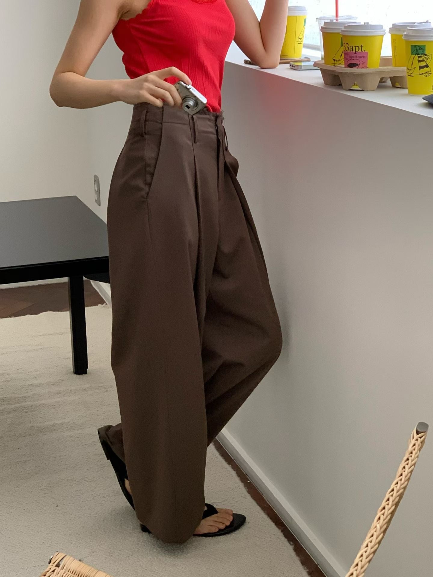 Designer Twisted Seam Tailor Pants
