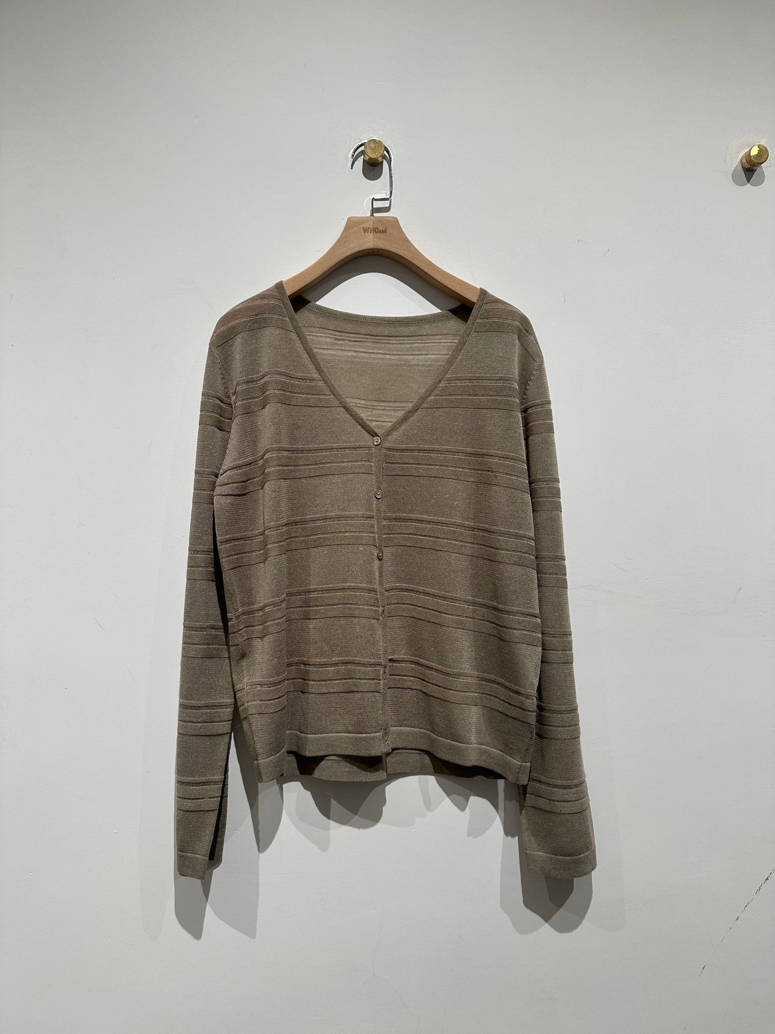 Embossed Gradient Cardigan