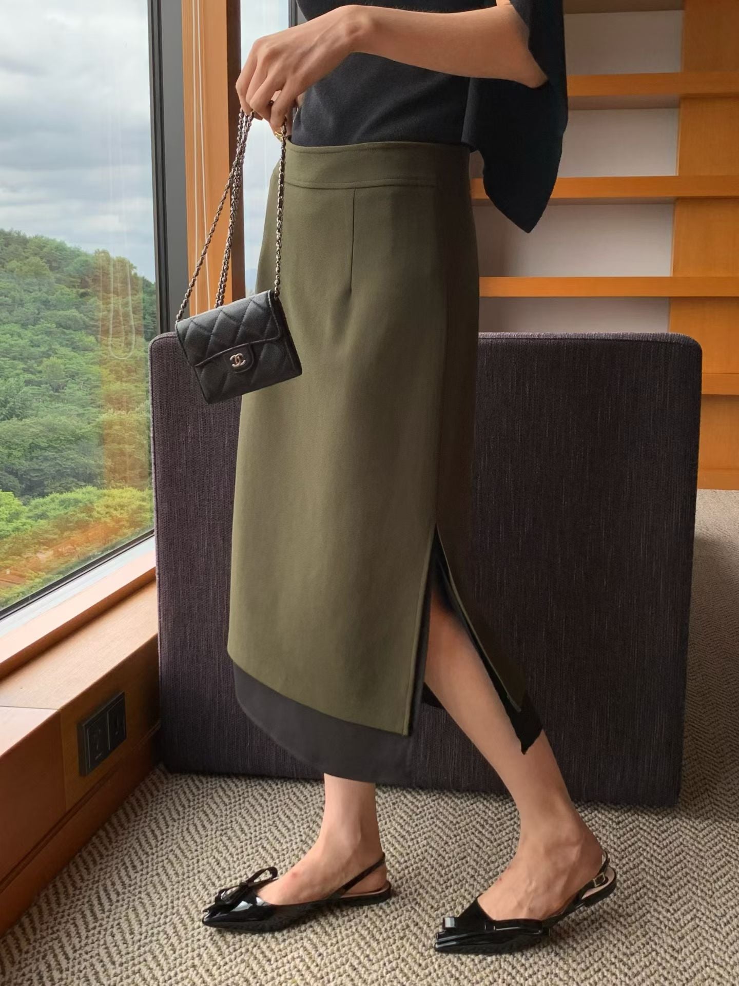 Quality Two Tone Elastic Skirt (9-11Sep超抵價$398, 之後批發價$448)