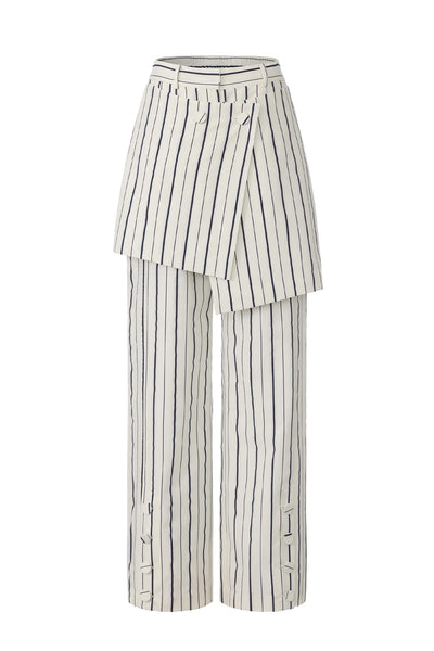 Layers Drapy Trousers Stripe