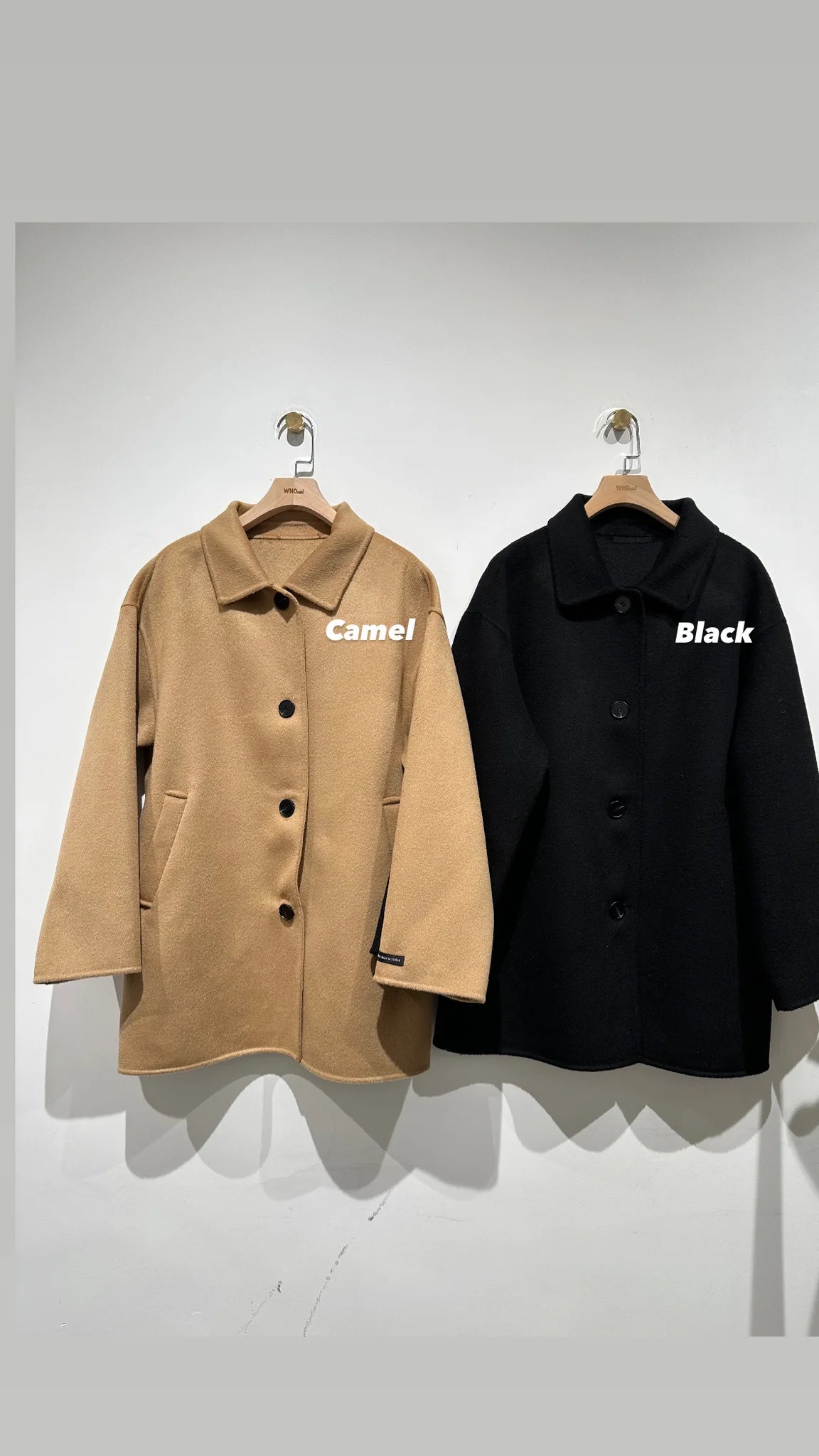 Collar Handmade Wool Coat (15-18Jan $898, 之後批發價$998）