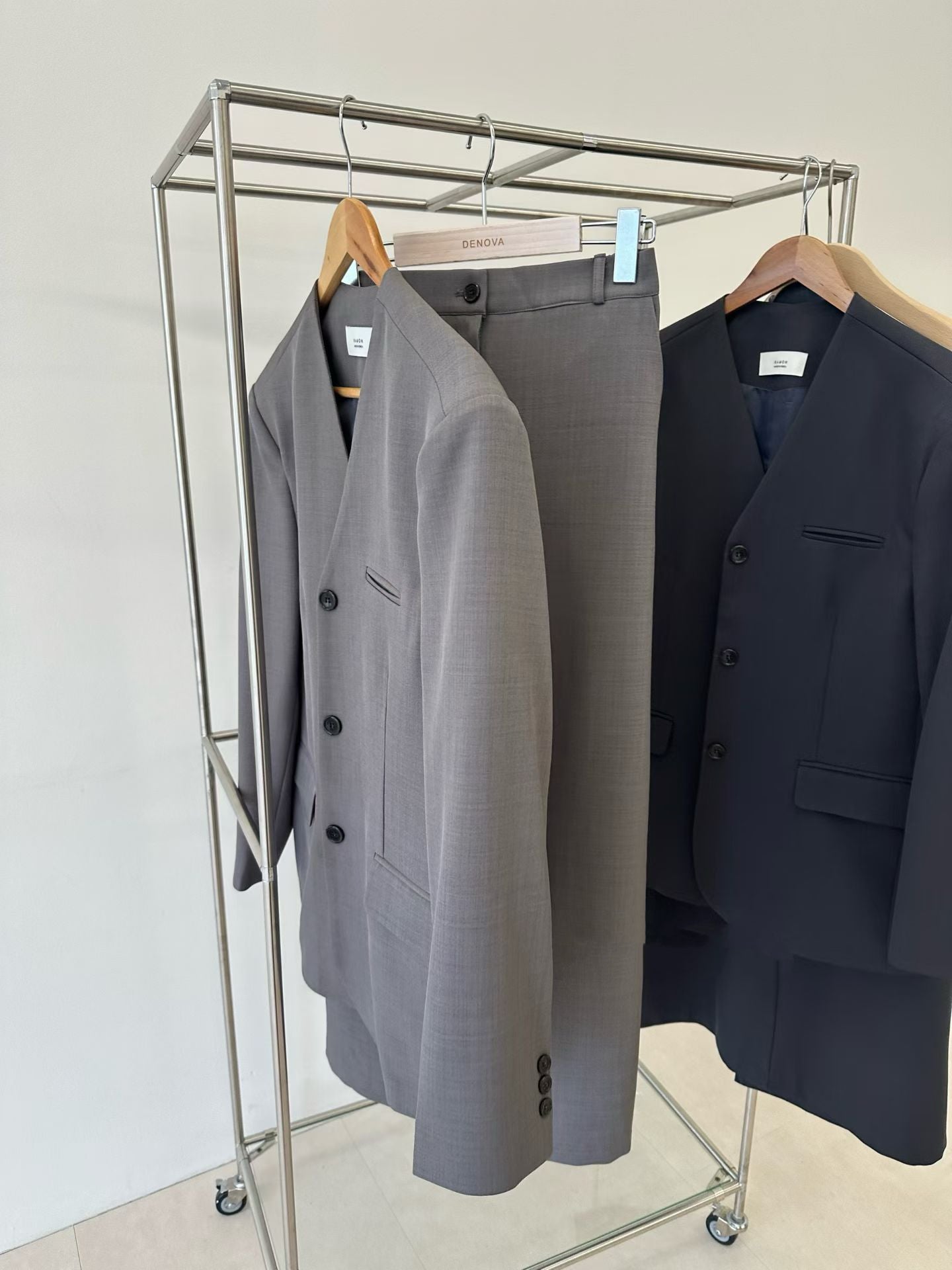 Cool Blazer Skirt Set