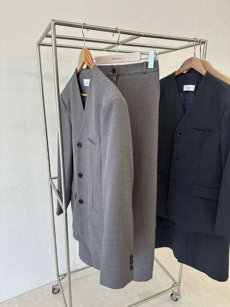 Cool Blazer Skirt Set