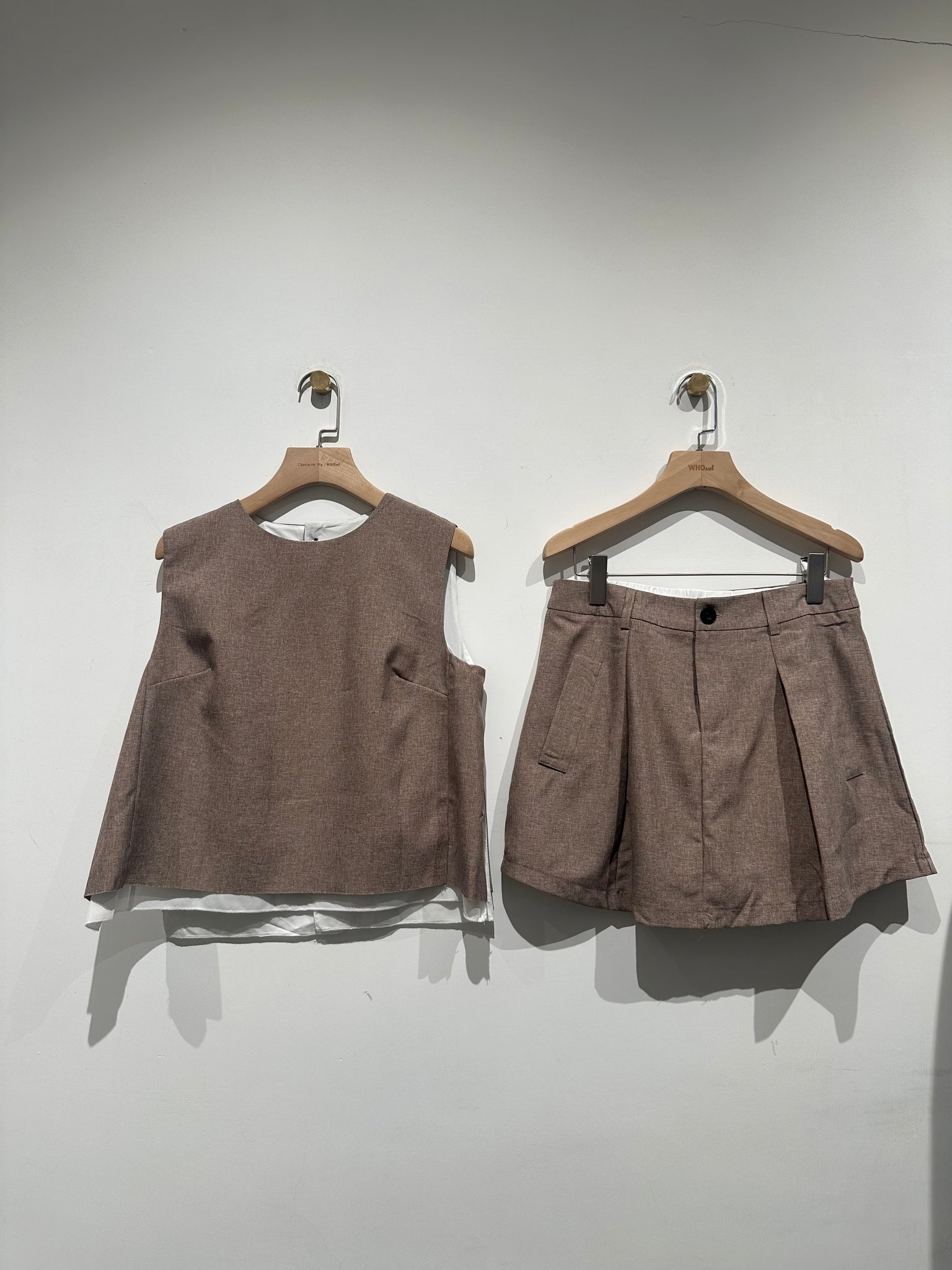 Two Layers Short Skirt Set (限時超抵快閃價$368至今晚23:59, 3-5Jul 超抵價$398, 之後批發價$498)