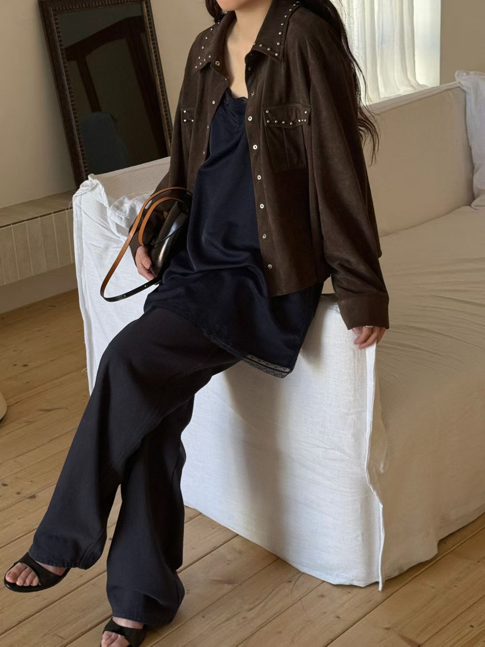 Must Buy Stud Suede Jacket