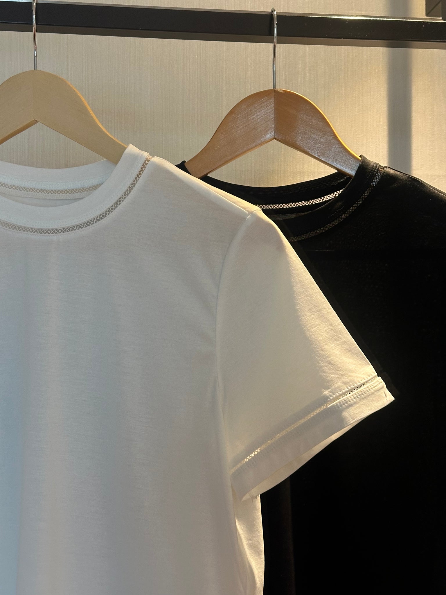 Eyelet Hem Tee
