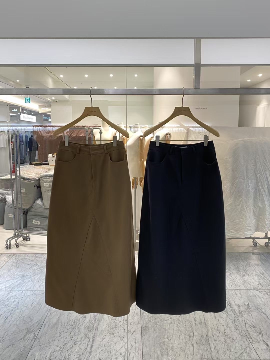 Quality A line Slit Skirt