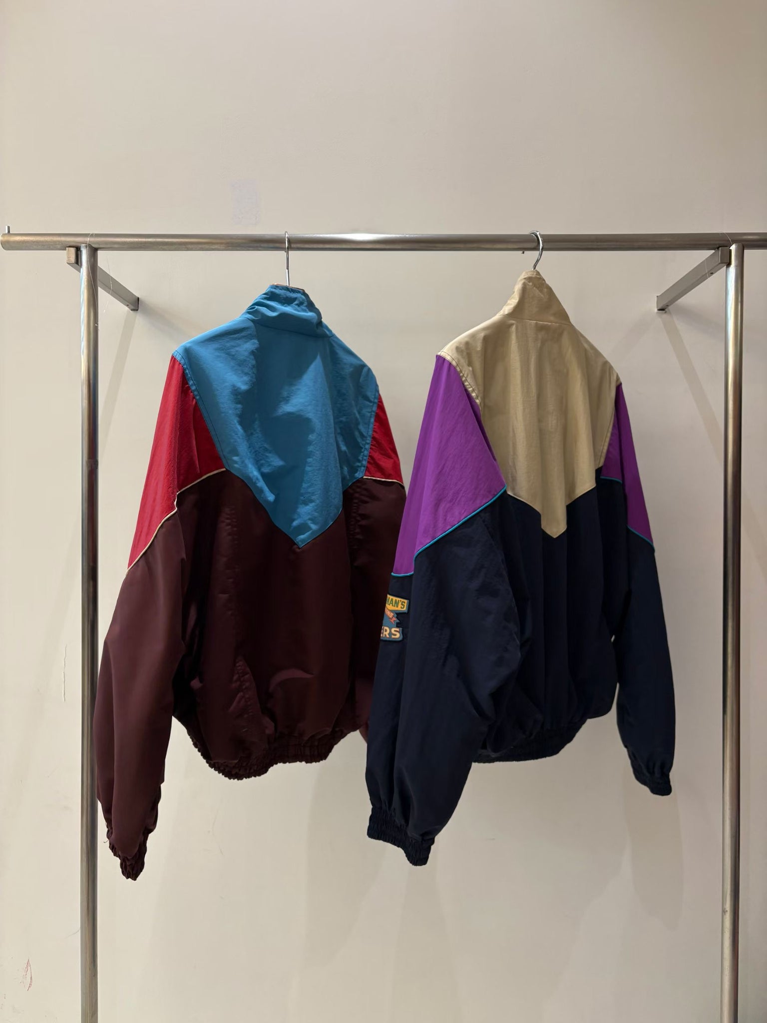 Mixed Colour Cool Parka Jacket