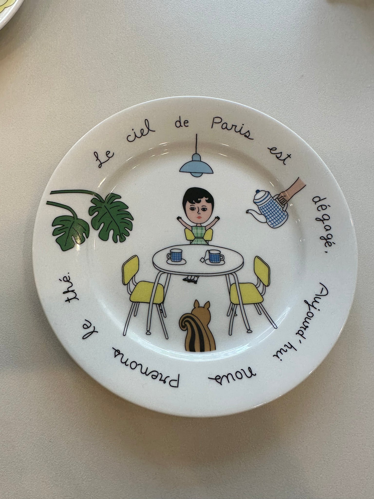 Aurore Plate - Make My Home A Cafe (New)
