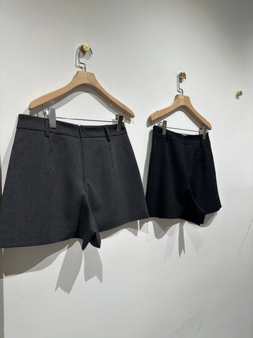 Double Line Skirt Like Shorts