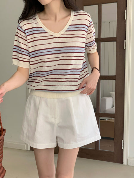 Stripe Grains Knit Top (18-20Jun 超抵價$268, 之後批發價$298)