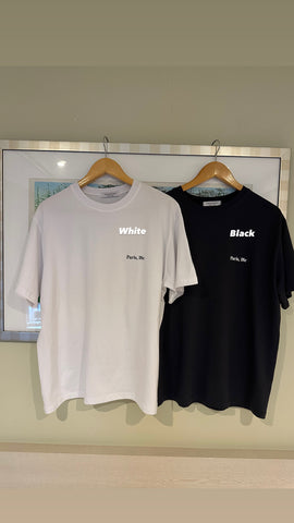 Paris Back Message Oversize Tee (18-20Jul 超抵價$268, 之後批發價$298)