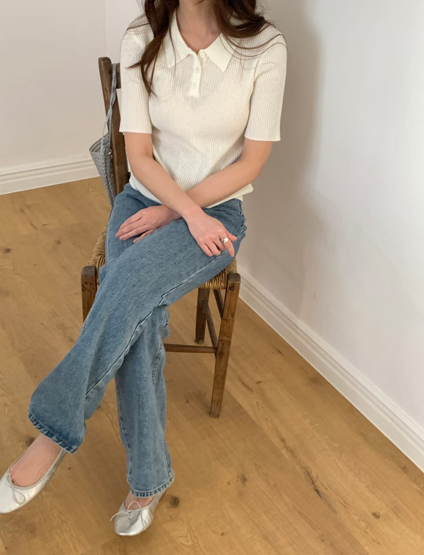 New Season Polo Knit Top